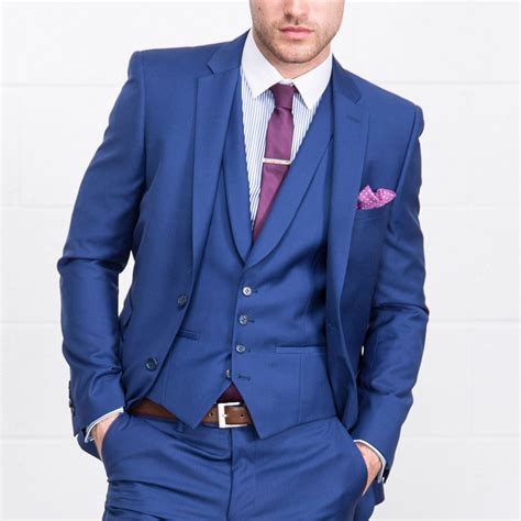 bright blue suits for men.